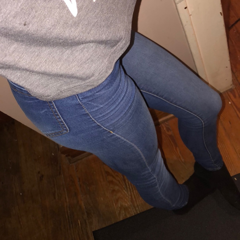 Extra small jeggings womens dark blue